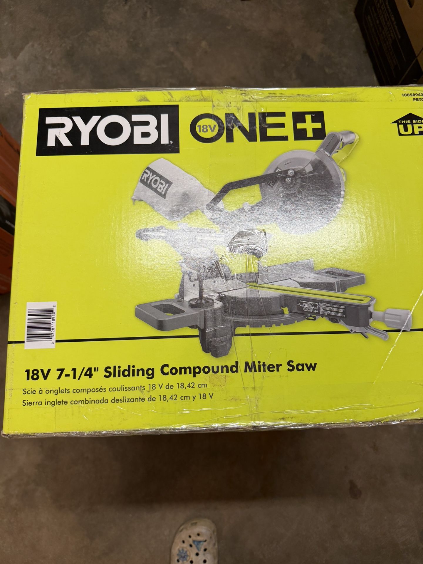 ONE+ 18V Cordless 7-1/4 in. Sliding Compound Miter Saw