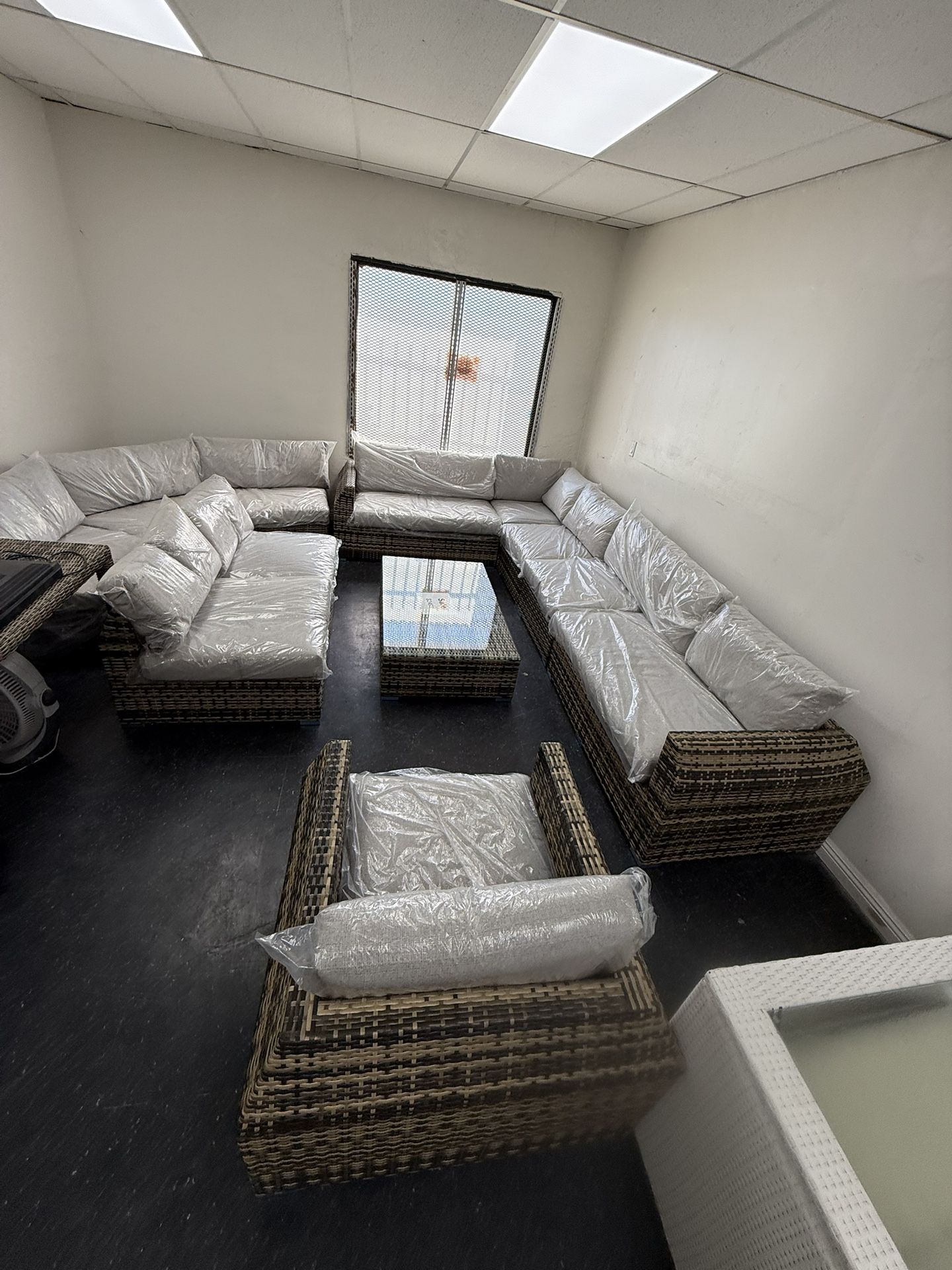 High Quality Patio Furniture Large Sectional Clearance Sale Last Set 