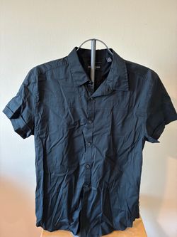 Kenneth Cole Men's Short Sleeve Button-Down Shirt