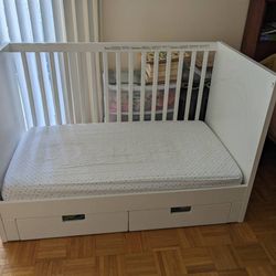 Ikea Stuva Baby to Toddler Crib with Mattress Bed for Sale in