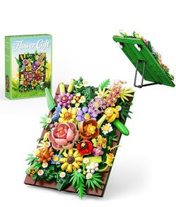 Pretty Spring Flower Sea Bouquet Building Set