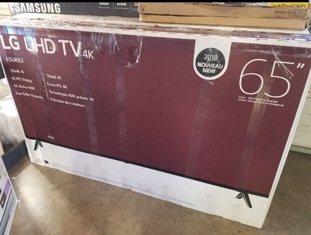 TV LG 65", 4K, HDR, Smart, Excellent