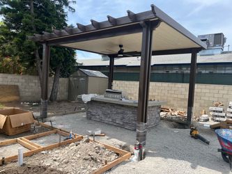 12x12 BBQ ALUMINUM PATIO COVER