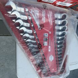 SAE Ratcheting Combination Wrench Set (15-Piece)
