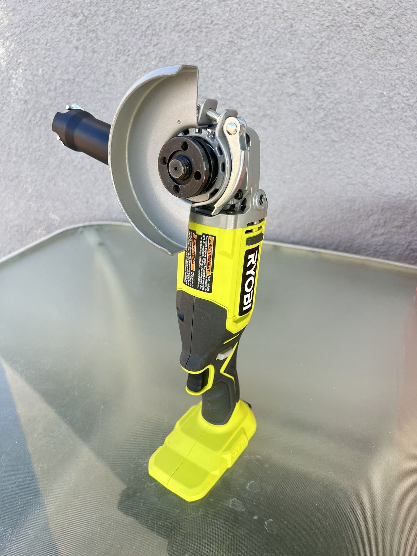 Ryobi 18 Volts Cordless 4-1/2 in. Right Angle Grinder TOOL ONLY
