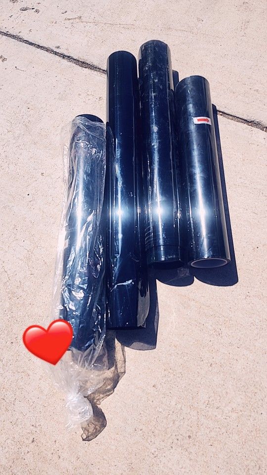 I Have 4 Rolls Of Dark Tint Rolls