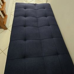 🛋️ Modern Futon Sofa Bed / Sofá Cama Futón Moderno Azul