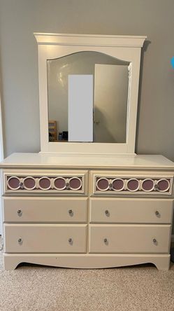 Dresser & Large White bookcase