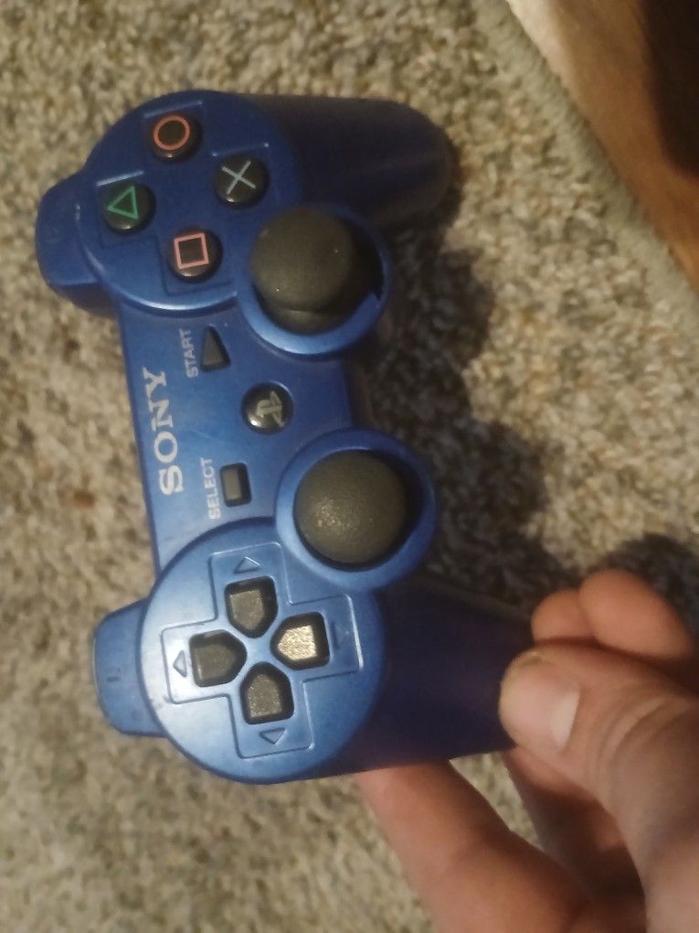 Blue Ps3 Controller