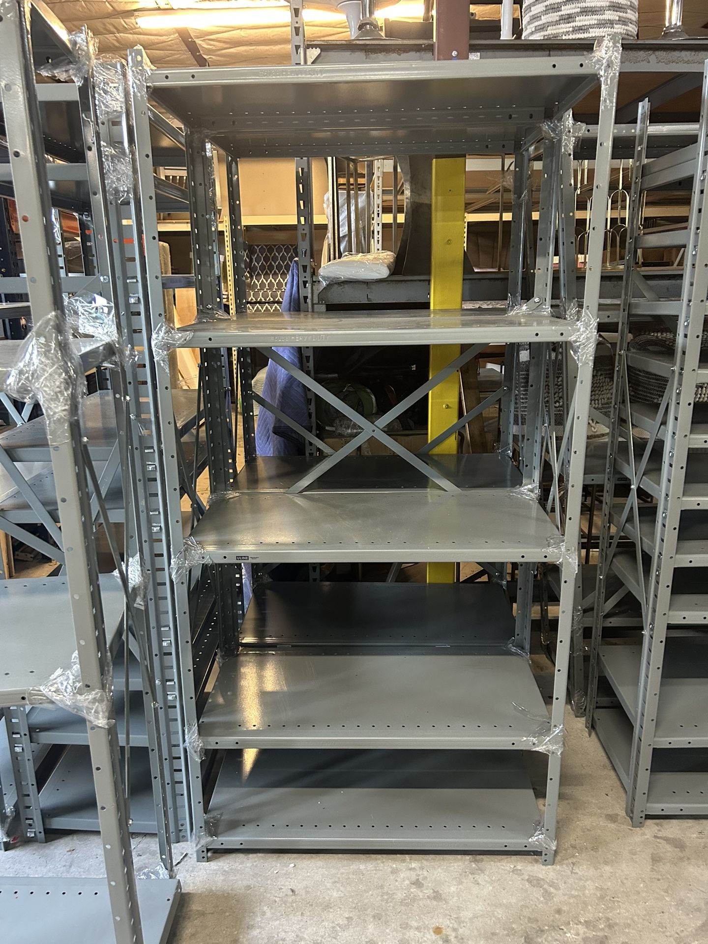 Uline Industrial Metal Shelving 
