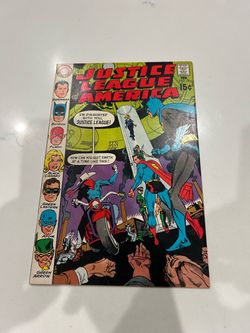 Justice League of America #78 Vigilante, Superman, Batman, Flash, Gil Kane Cover, VG+