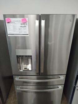 GE profile smart counter depth 4door French door refrigerator 22.4cu