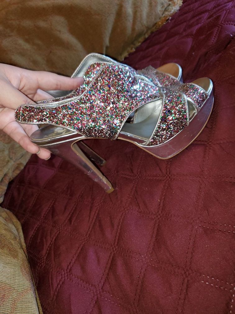 Nine West Glittery Heels 👠 ✨