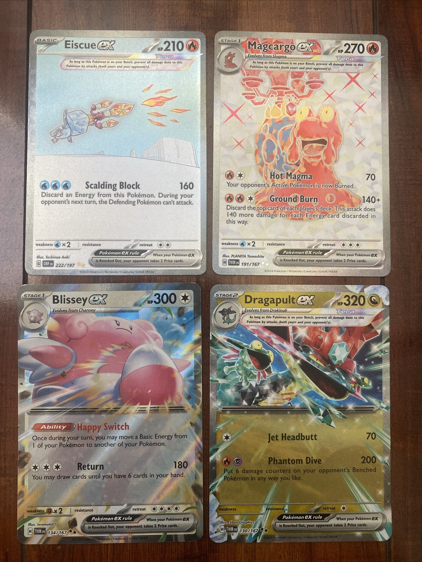 Pokemon Twilight Masquerade & Obsidian Flames 4 Card Lot! NM/M! PACK FRESH!