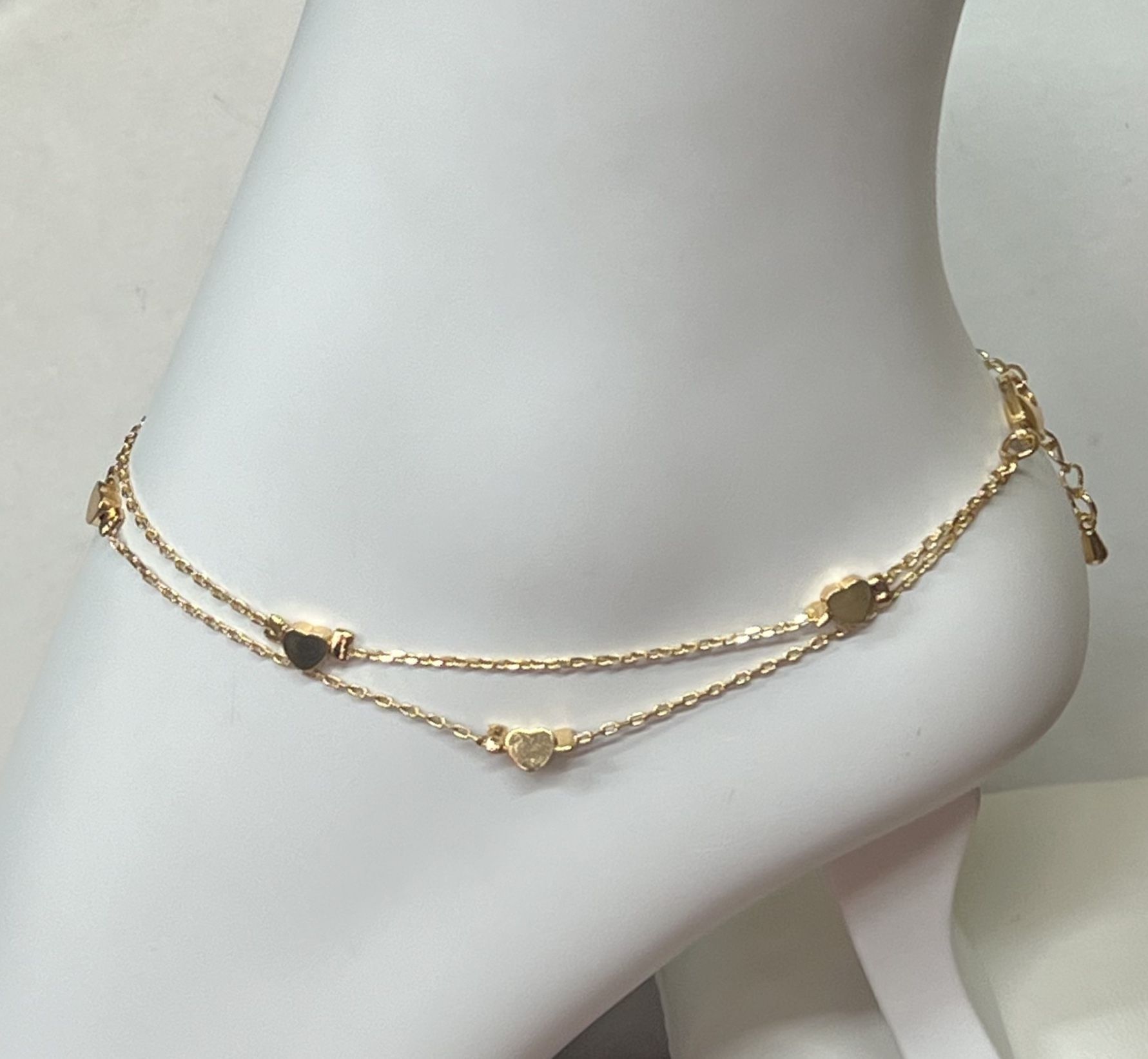 women anklet-14k premium gold plated ‼️water resistant‼️