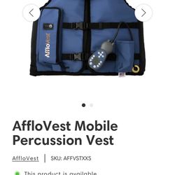 Afflo Percussion Vest Size S