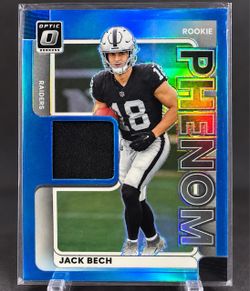 Jack Bech Donruss Optic Rookie Phenom Relic Card
