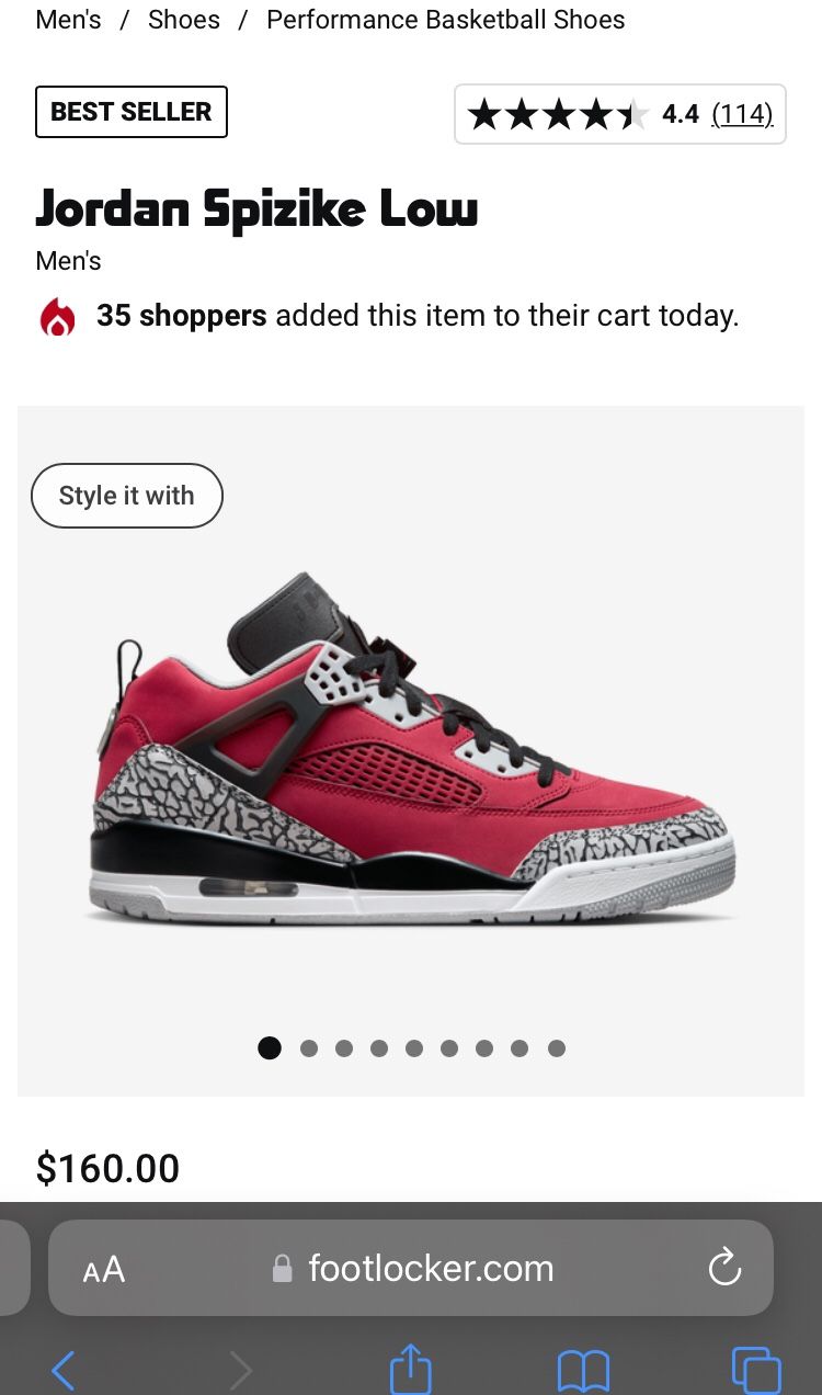 Jordan Spizike Low