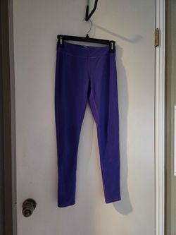 Girls purple Zella leggings, size L