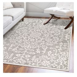 My Texas House Eastern 5'2" X 7'6" Natural Silverton Reversible Indoor-Outdoor Area Rug