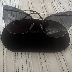 Tom Ford Sunglasses FT0716 28K 61mm Presley Women's Rose Gold Butterfly