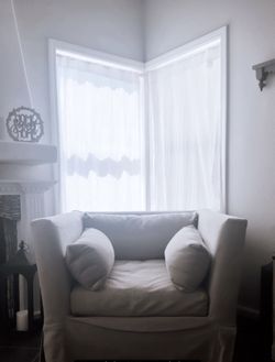 Real Restoration Hardware (RH) Big Chair and Ottoman