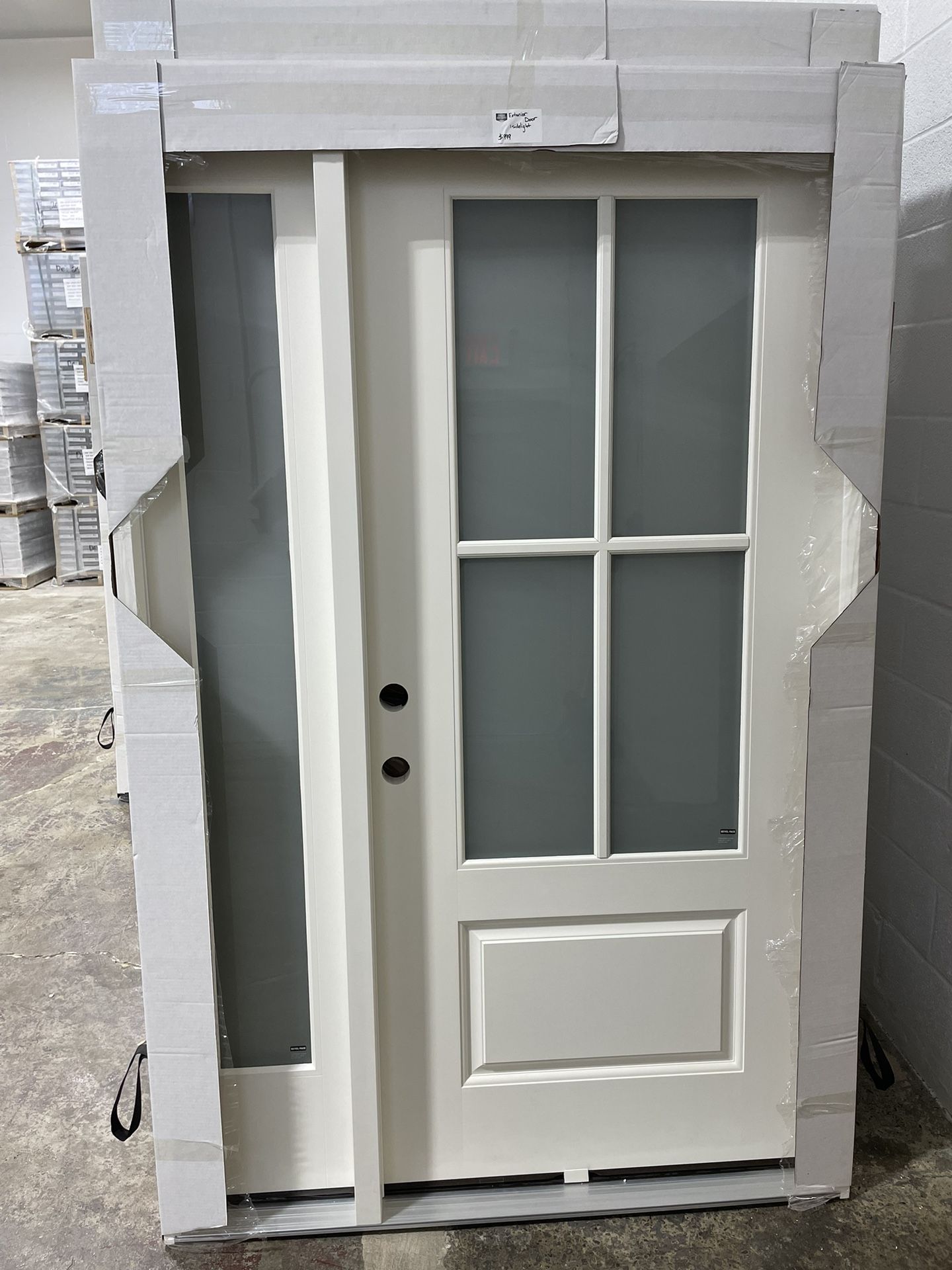New Exterior Fiberglass Door 1 Sidelight