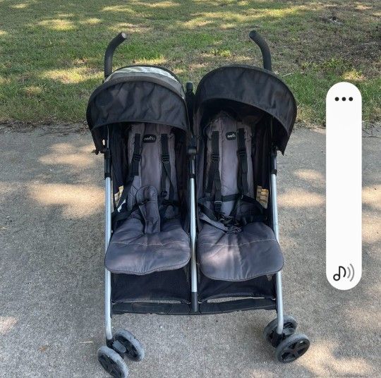 Evenflow Double Side By Side Stroller 