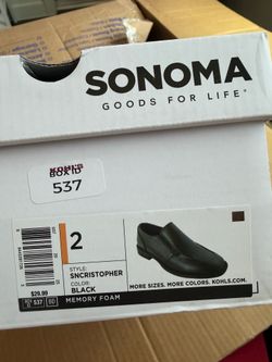 Kids black dress shoes