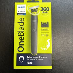 NEW PHILIPS NORELCO ONEBLADE 360 BLADE FACE TRIM EDGE SHAVE QP2724/70 SEALED