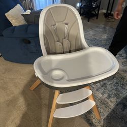 3 In 1 Wooden High Chair 