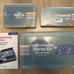Arduino Bundle Kit 3 Brand New Kits + Book