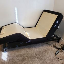 Twin XL Adjustable Bed Frame with Mattress