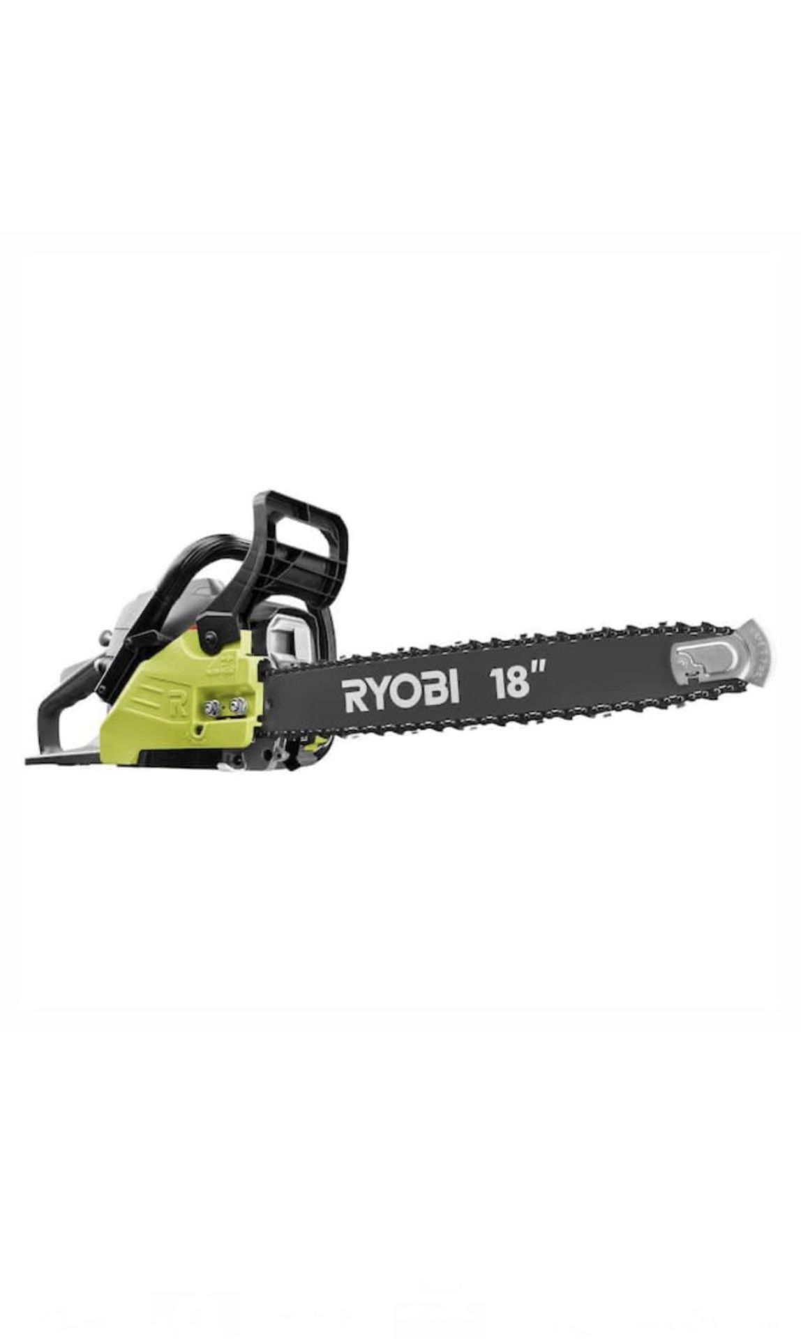 New RYOBI 18 in. 38cc 2-Cycle Gas Chainsaw with Heavy Duty Case $150 Firm