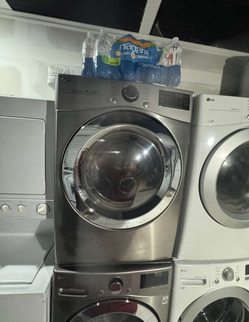 LG Front Load Washer & Dryer Stainless Steel