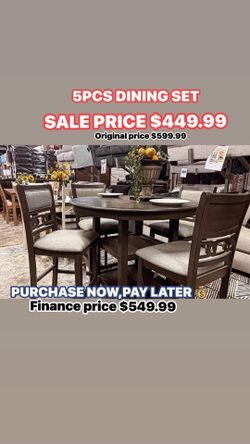 5pcs dining set