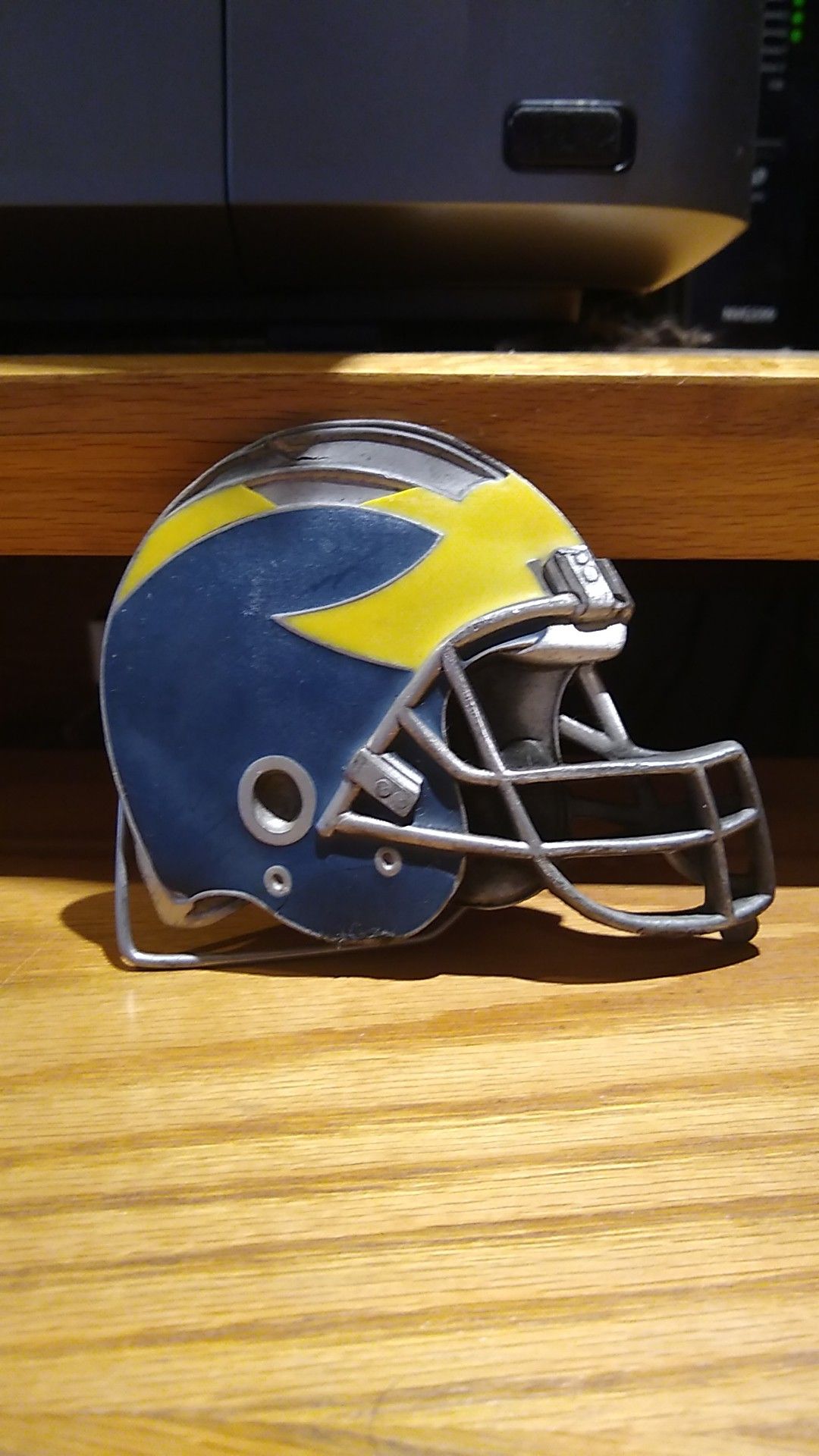 Michigan Wolverine helmet trailer hitch cover