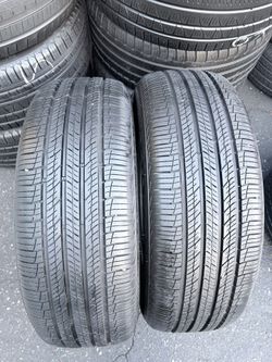 Par De Llantas Usadas en Muy Buenas Condiciones Marca Hankook 235/60 R18 Instalación Y Balanceo Por El Mismo Precio