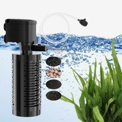 AquaMiracle 4-Stage Fish Tank Filter For 10-40 Gallon