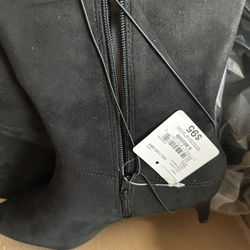 New Worthington Black Suede Boots Size 9M