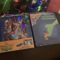 4k Princess and the frog 4k the good dinosaur sealed steelbooks