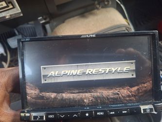 STEREO ALPINE AUX USB BLUETOOTH NAVEGACIÓN NAVIGATOR APLE CAR PLAY ANDROID GOOD CONDICIÓN ABLO ESPAÑOL