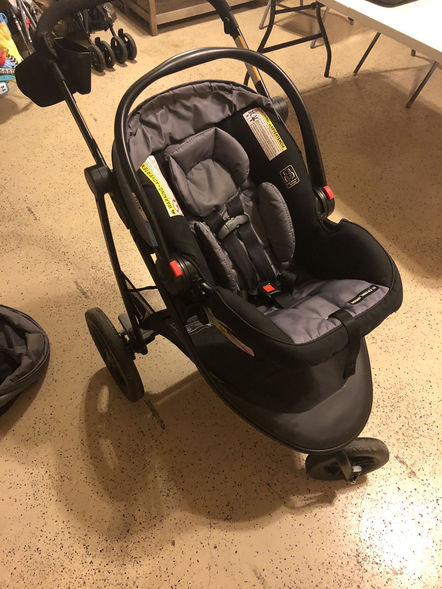 Graco stroller and car seat.