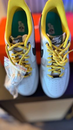 Nike Air Force 1 Low White Yellow Sneakers