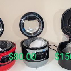 Cook's Essentials 5.5 qt Smart & Healthy Cooker, Digital Air Fryer 12qt 