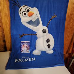 Frozen II (Dvd) And Blanket