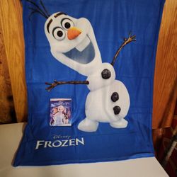 Frozen II (Dvd) And Blanket