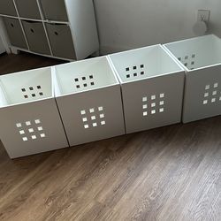 IKEA Lekman storage boxes for Kallax shelving...set 