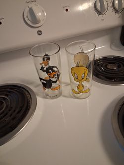 Two Pepsi Cola Collecters Series Glasses
