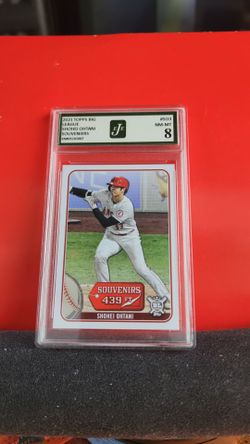 2021 TOPPS BIG LEAGUE BASEBALL SOUVENIRS SHOHEI OHTANI  ANGELS #SO-3 EJE 8 NM-MT.